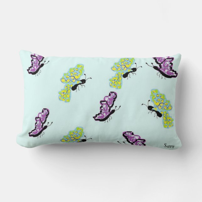 Throw Pillow Butterflies (Front)
