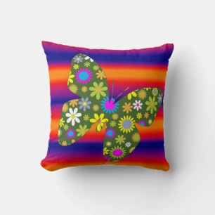 Throw Pillow Butterfly