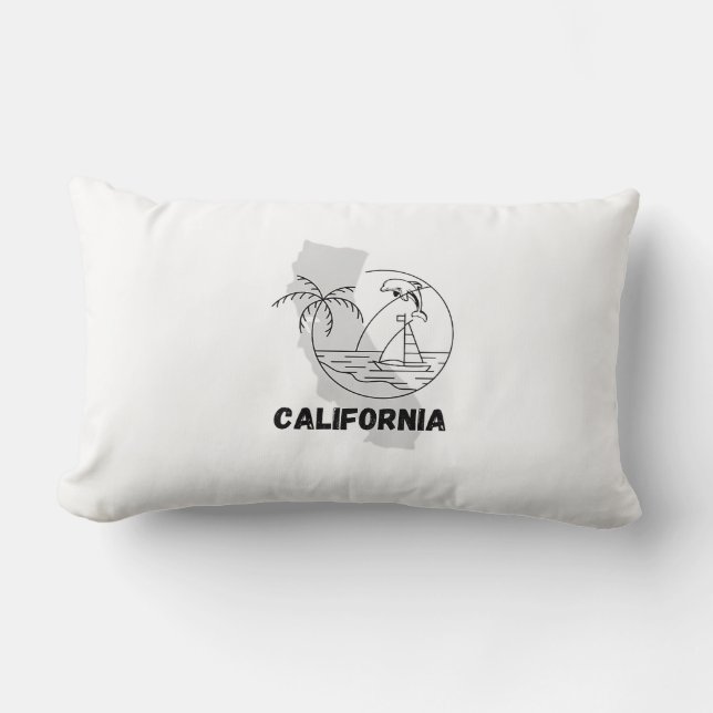 Throw Pillow california (Front)