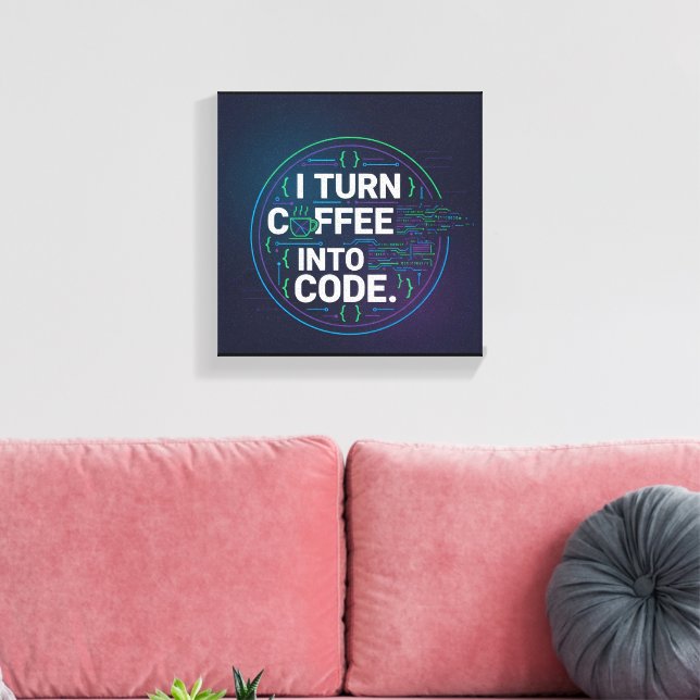 Throw Pillow Canvas Print (Insitu(LivingRoom))