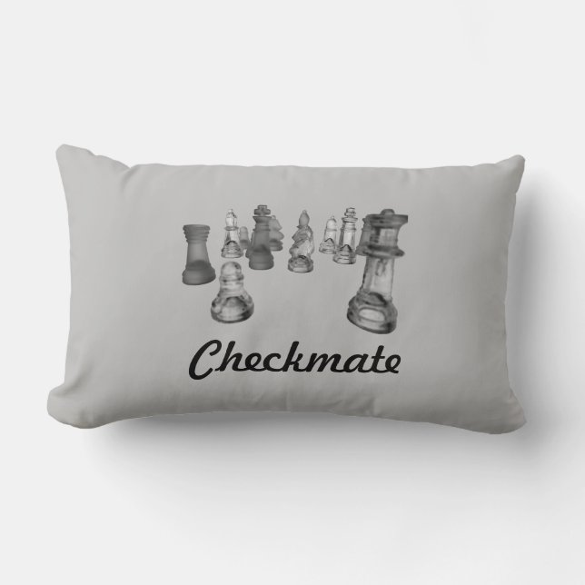 Throw Pillow Checkmate (Front)