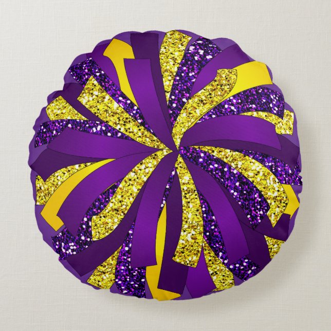 Throw Pillow Cheerleader Pom Pom personalized (Front)