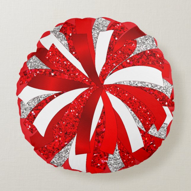 Throw Pillow Cheerleader Pom Pom personalized (Front)