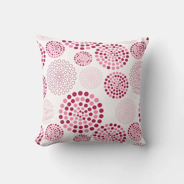 Throw Pillow-Circle Pattern Pillow (Front)