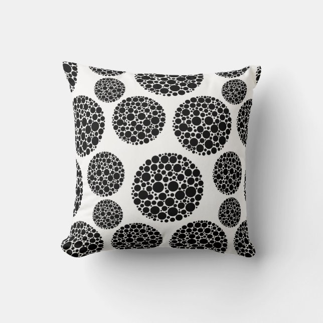 Throw Pillow-Circle Pattern Pillow (Front)