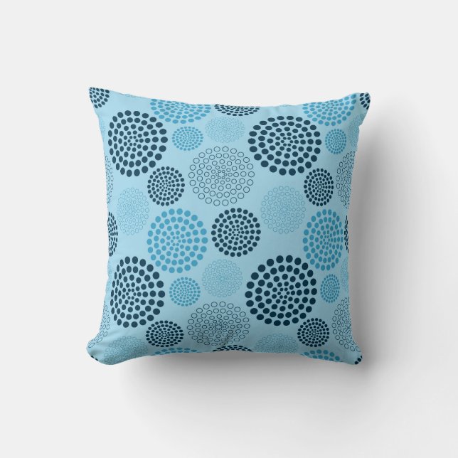 Throw Pillow-Circle Pattern Pillow (Front)