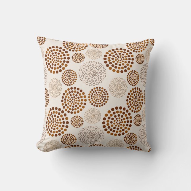 Throw Pillow-Circle Pattern Pillow (Front)
