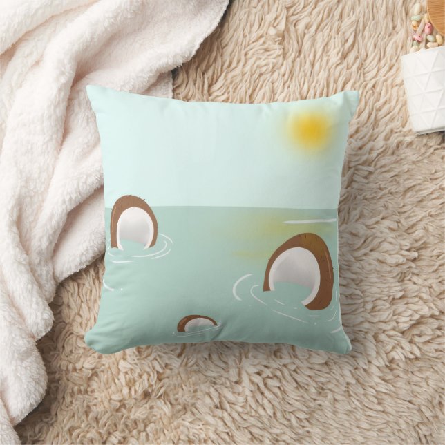 throw pillow - coconut island (Blanket)