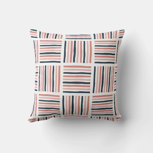 Throw pillow colorful Lines