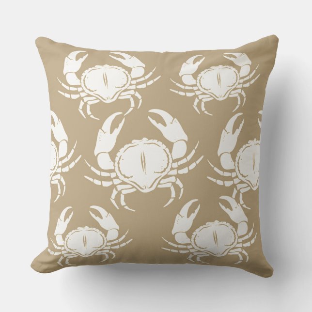 Throw Pillow-Crabs Pillow (Front)