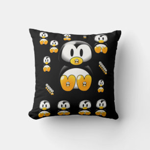 throw pillow decore penguin