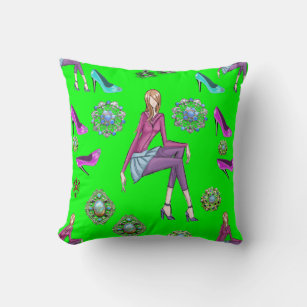 throw pillow decore shoes