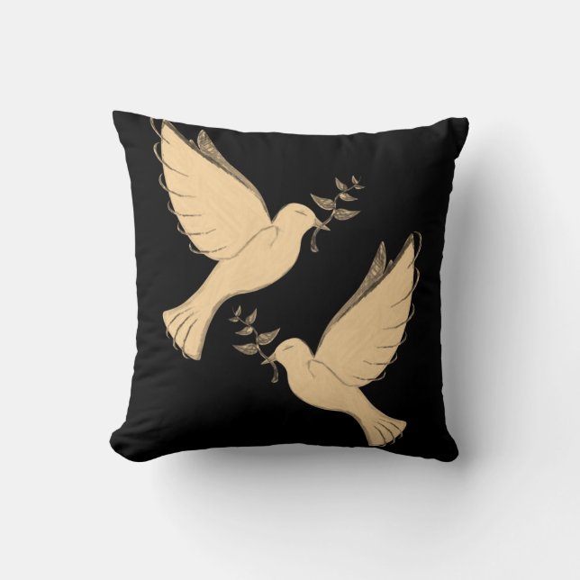 Throw Pillow Dove (Front)
