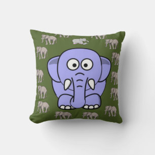 Throw Pillow Elephant