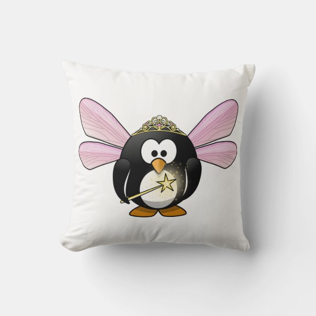Throw Pillow/Fairy Penguin Pillow (Front)