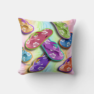 THROW PILLOW - FLIP FLOPS