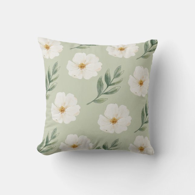 Throw Pillow floral (Front)