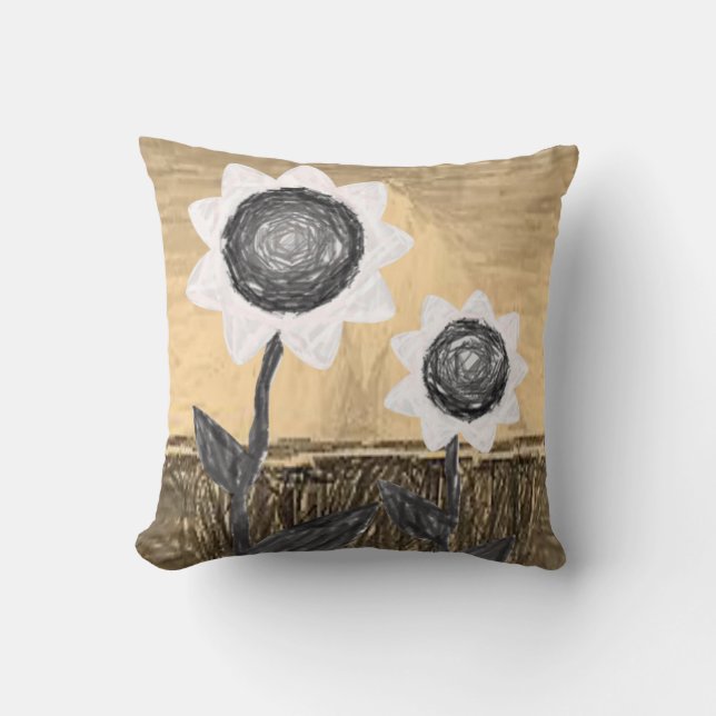 Throw Pillow Floral (Front)