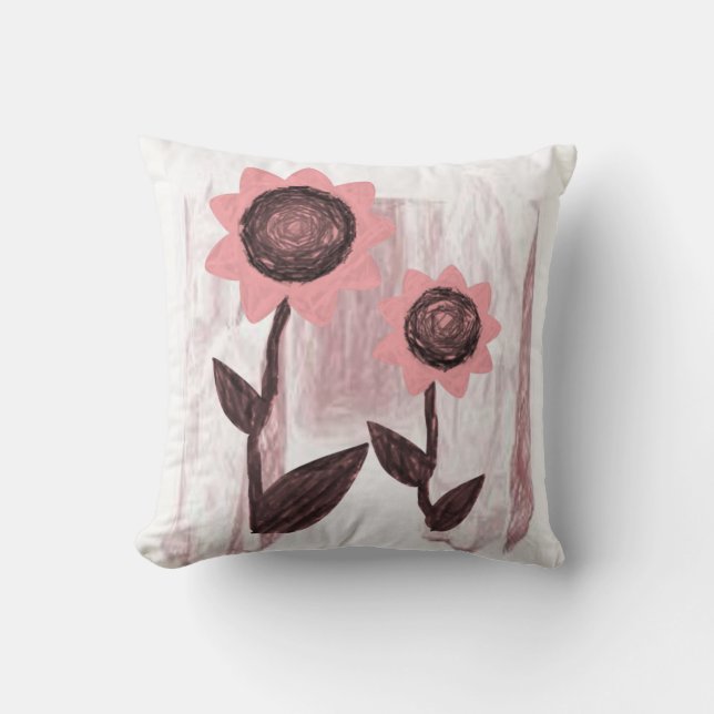 Throw Pillow Floral (Front)