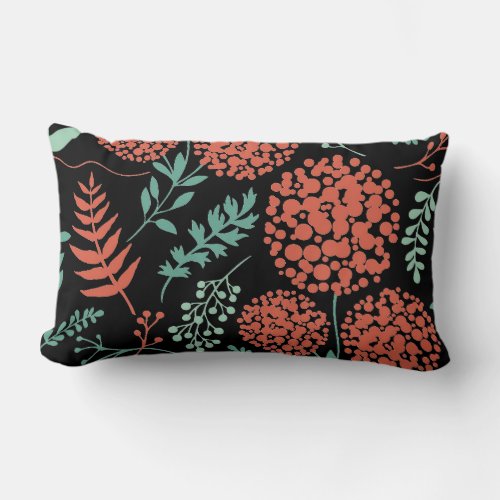 Throw Pillow_ Floral Lumbar Pillow