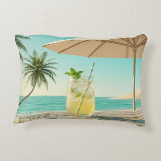 Throw Pillow-Floral series -Beach Pillow