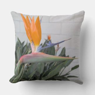 Throw Pillow-Floral series brd of paradise-Thro Pillow