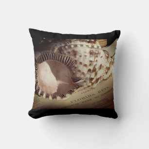 Throw Pillow Florida Keys with Shell
