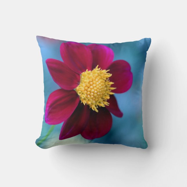 Throw Pillow/flower Pillow (Front)