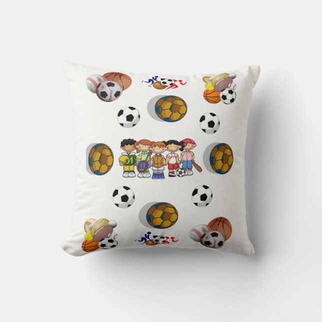 Throw Pillow Football (Front)