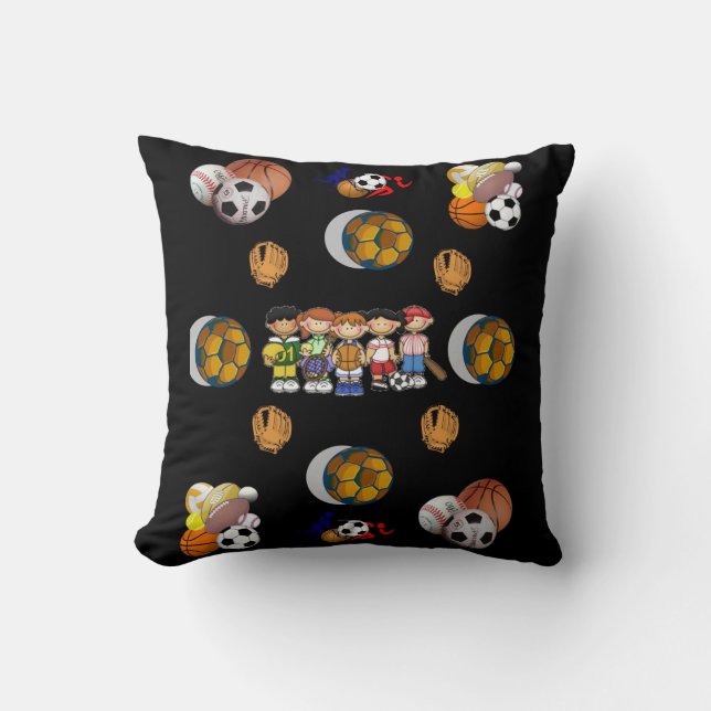 Throw Pillow Football (Front)