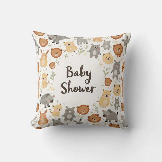 Throw Pillow for Baby shower (Front)