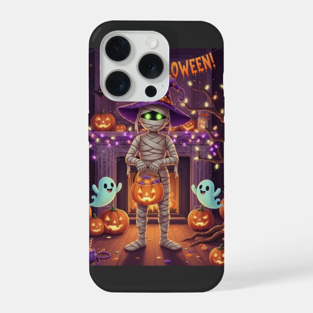 Throw Pillow for Halloween  Iphone Case (Back)