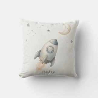 Throw Pillow for Kids’ Space-Themed Bedroom Decor