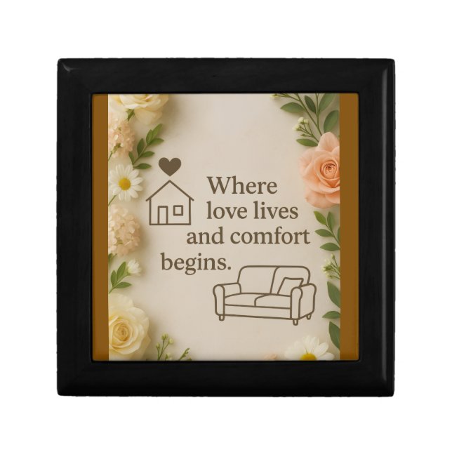 Throw Pillow Gift Box (Front)