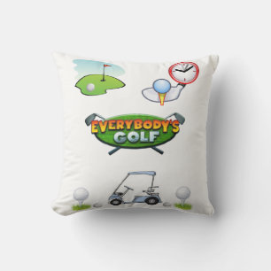 Throw Pillow Golf