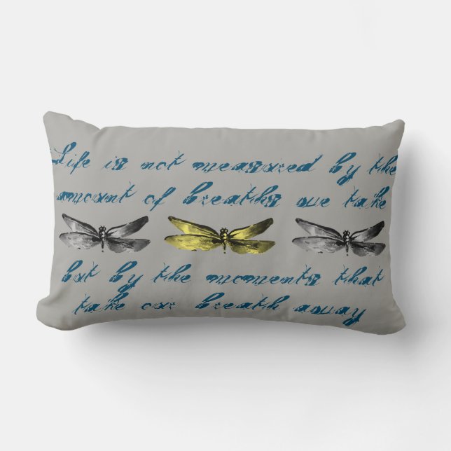 Throw Pillow - gragonfly (Front)