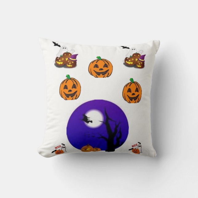 Throw Pillow Hallowen (Front)
