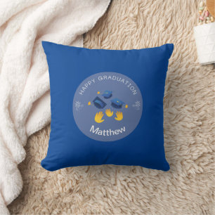 Throw Pillow - Happy Graduation - Add name