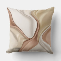 Throw pillow in stylish abstract graphic