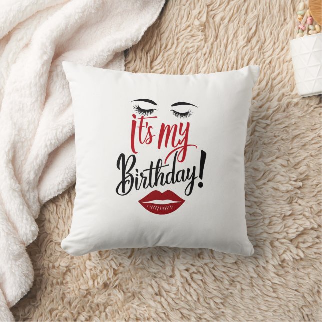 Throw Pillow - It's My Birthday (Blanket)