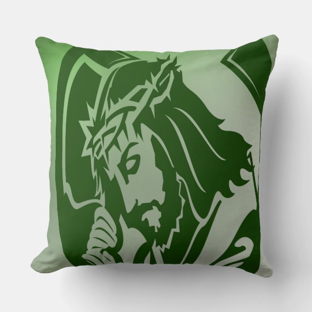 Throw Pillow/Jesus Pillow (Front)