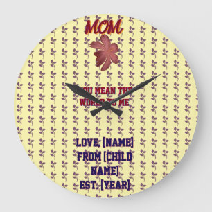 Throw Pillow Large Clock