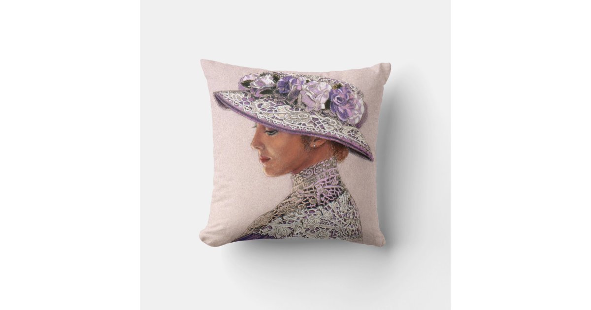 Victorian Lady in Lavender Lace by Sue Halstenberg