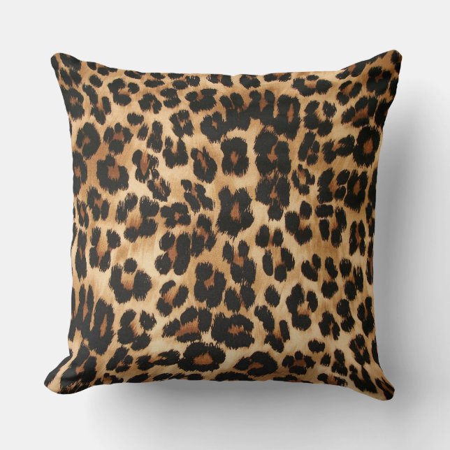 Throw Pillow Leopard (Front)