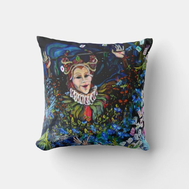 Throw Pillow Magic of the Night (Front)