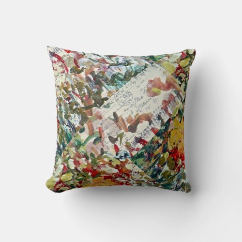 Throw Pillow Med Polyester Original Floral