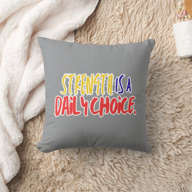 Throw Pillow – Minimalist Motivational Home Décor (Blanket)