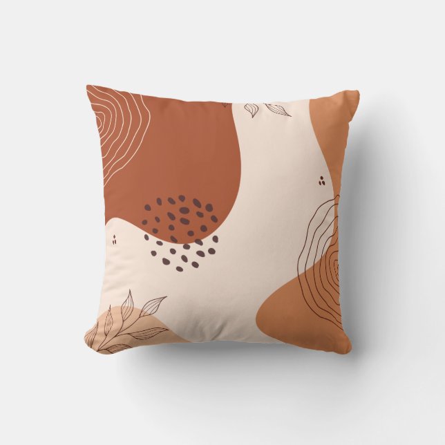 Throw Pillow mockup design interior (Front)