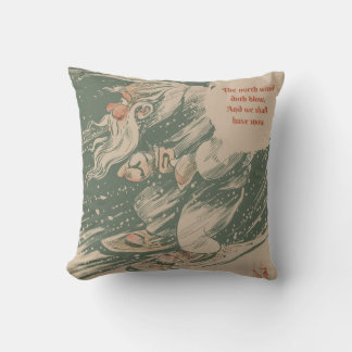 Throw Pillow, North Wind Throw Pillow