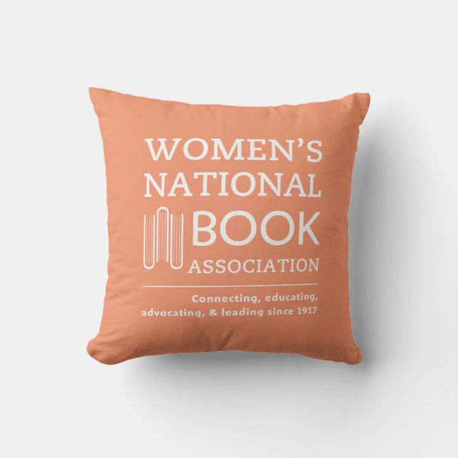 throw pillow orange wnba logo (Front)